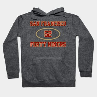 SAN FRANCISCO 49ERS PATRICK WILLIS #52 Hoodie